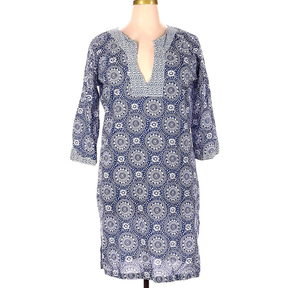Rock Flowers Paper‎ Batik Print Dress Swimsuit Coverup - Picture 1 of 9